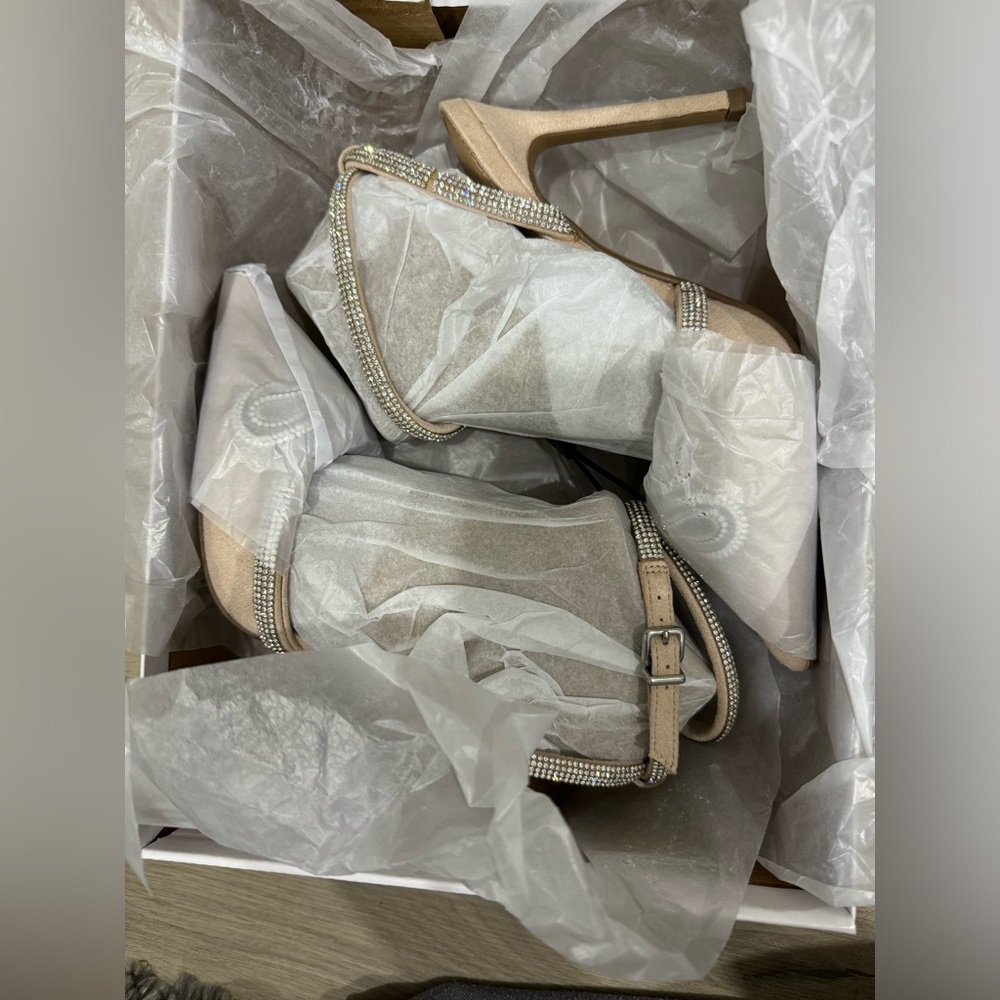 Express Rhinestone Pumps